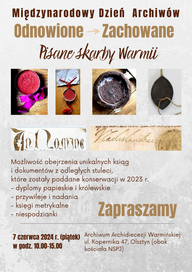 Międzynarodowy Dzień Archiwów-2024